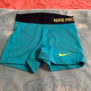 Blue Nike spandex